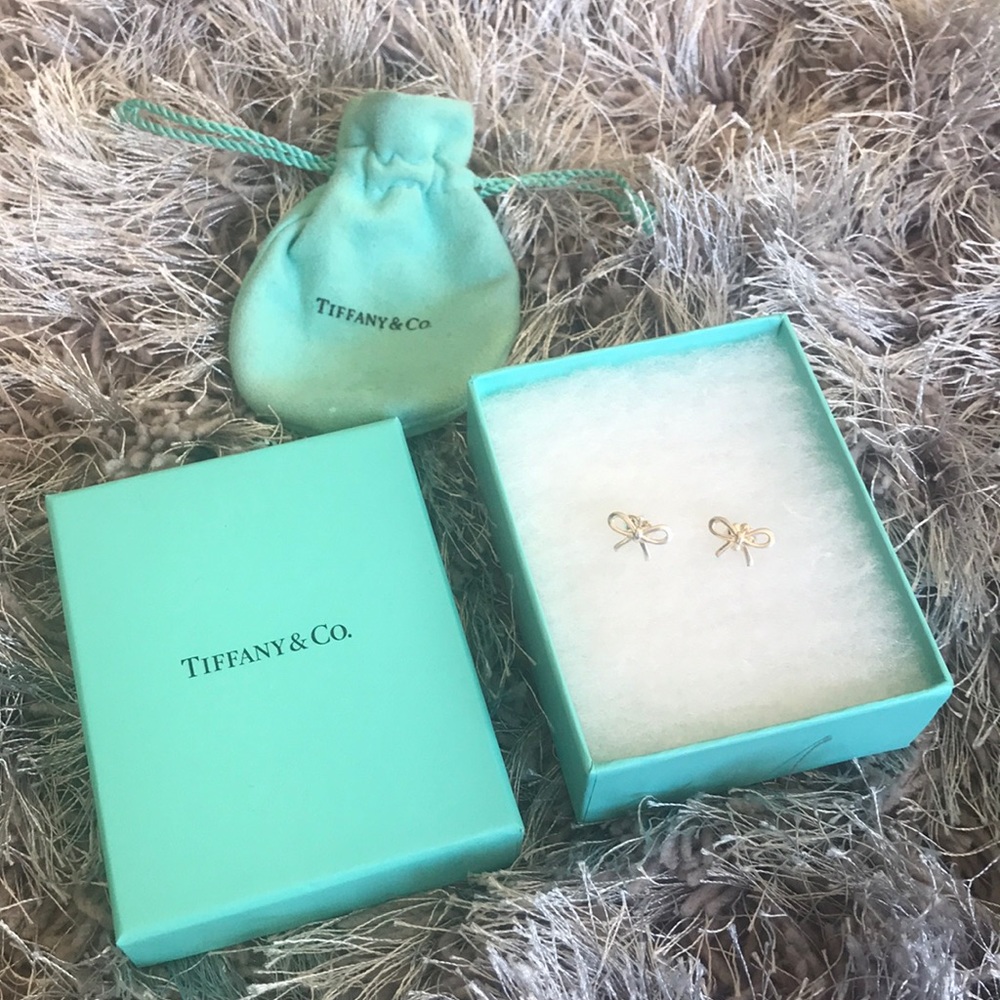 Tiffany Sliver Bow Earrings